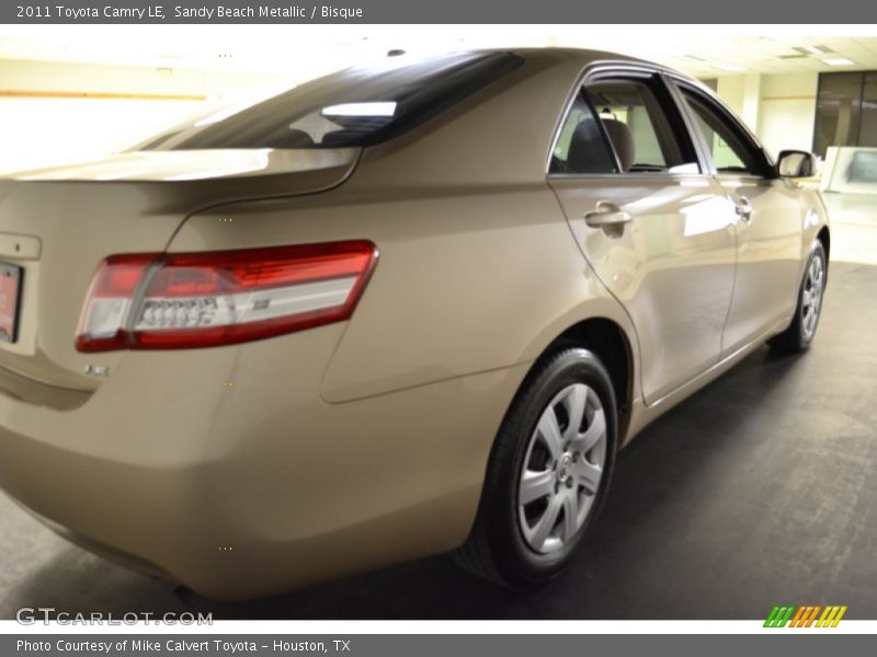 Sandy Beach Metallic / Bisque 2011 Toyota Camry LE
