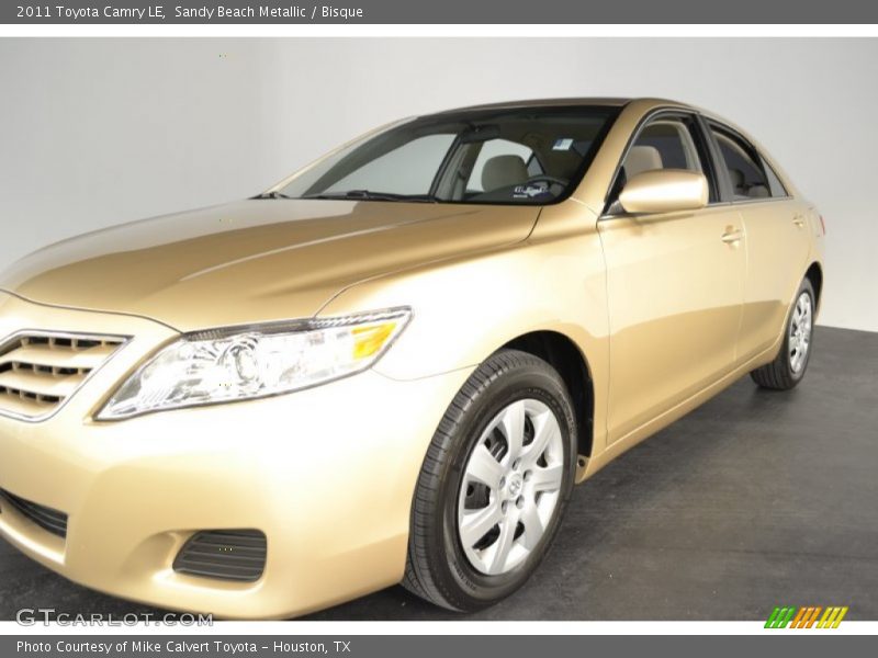 Sandy Beach Metallic / Bisque 2011 Toyota Camry LE