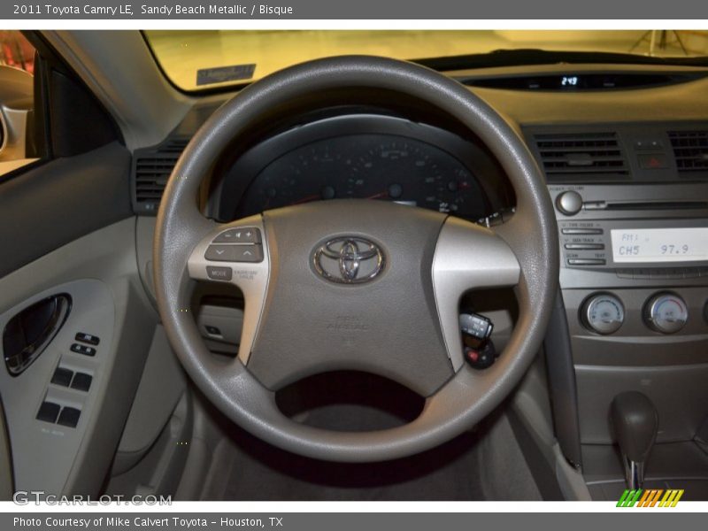 Sandy Beach Metallic / Bisque 2011 Toyota Camry LE