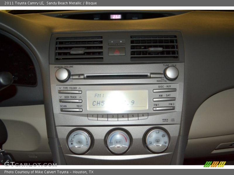 Sandy Beach Metallic / Bisque 2011 Toyota Camry LE