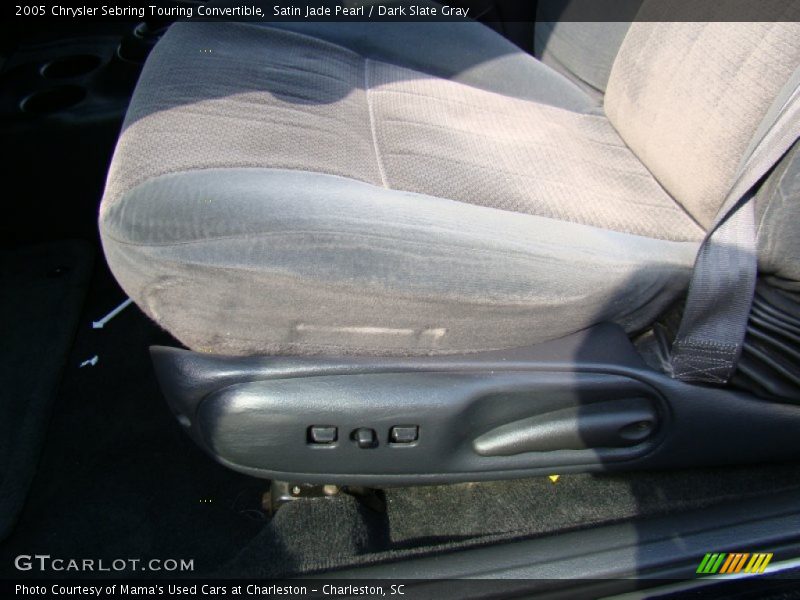Satin Jade Pearl / Dark Slate Gray 2005 Chrysler Sebring Touring Convertible