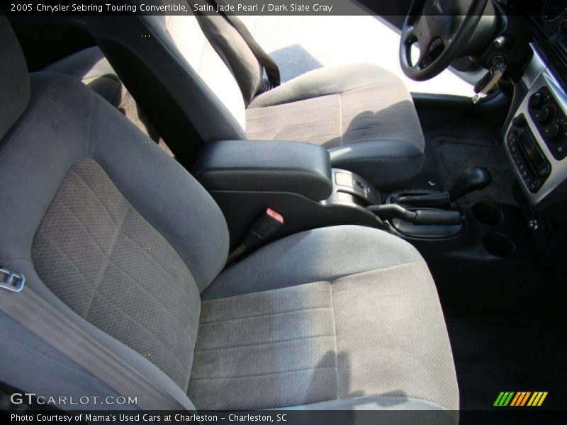 Satin Jade Pearl / Dark Slate Gray 2005 Chrysler Sebring Touring Convertible