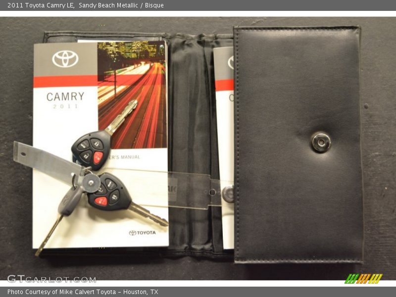 Sandy Beach Metallic / Bisque 2011 Toyota Camry LE