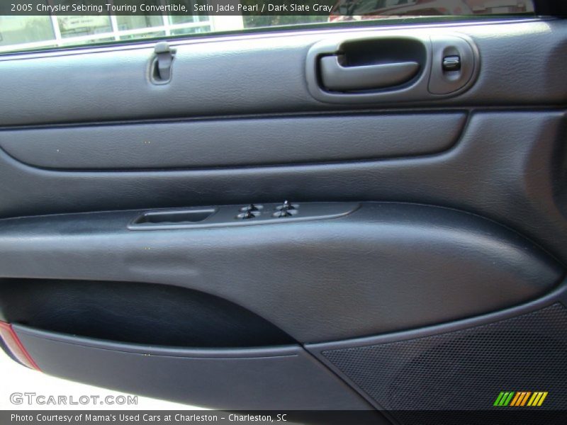 Satin Jade Pearl / Dark Slate Gray 2005 Chrysler Sebring Touring Convertible