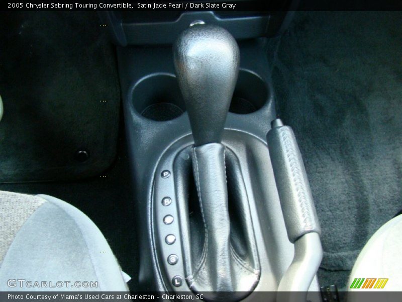 Satin Jade Pearl / Dark Slate Gray 2005 Chrysler Sebring Touring Convertible