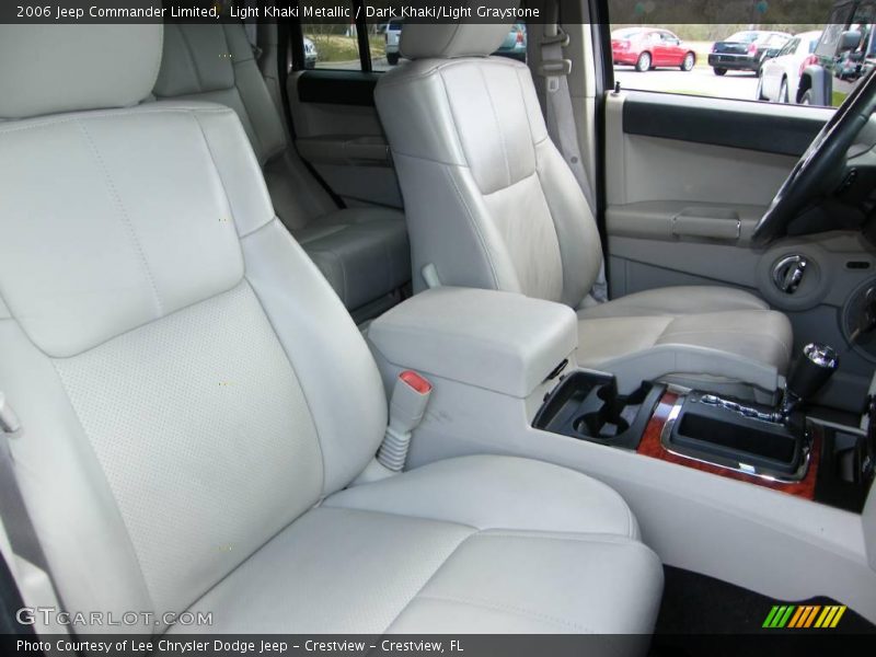 Light Khaki Metallic / Dark Khaki/Light Graystone 2006 Jeep Commander Limited