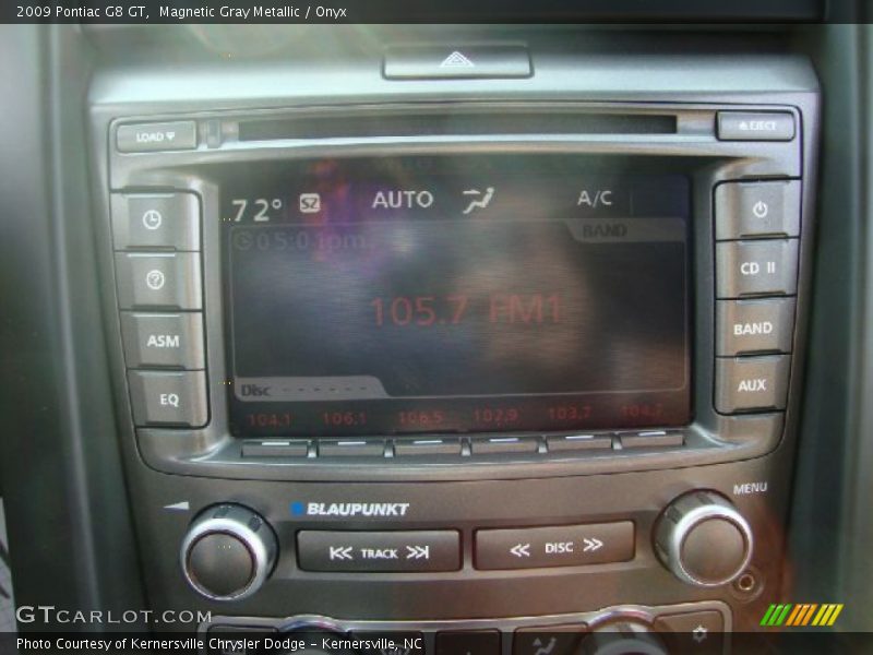 Magnetic Gray Metallic / Onyx 2009 Pontiac G8 GT