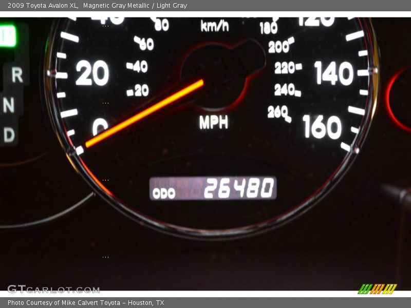 Magnetic Gray Metallic / Light Gray 2009 Toyota Avalon XL