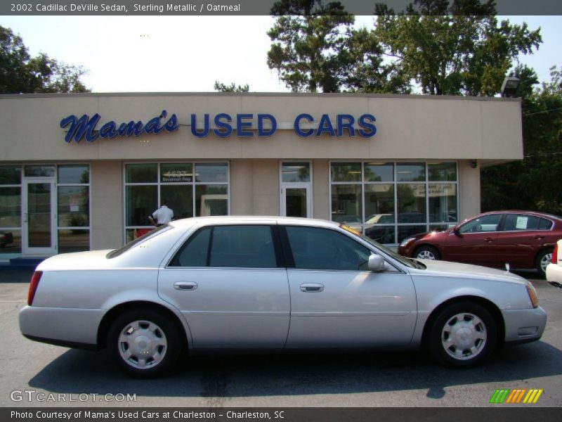 Sterling Metallic / Oatmeal 2002 Cadillac DeVille Sedan