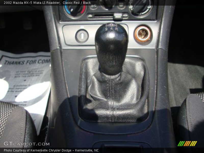  2002 MX-5 Miata LS Roadster 5 Speed Manual Shifter