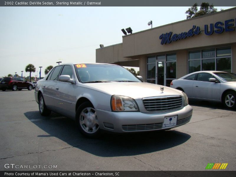 Sterling Metallic / Oatmeal 2002 Cadillac DeVille Sedan