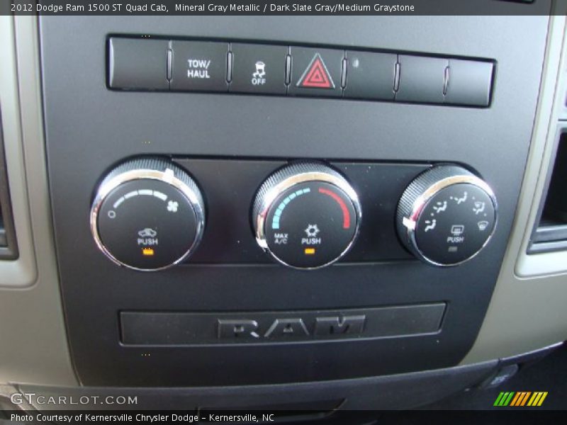 Mineral Gray Metallic / Dark Slate Gray/Medium Graystone 2012 Dodge Ram 1500 ST Quad Cab