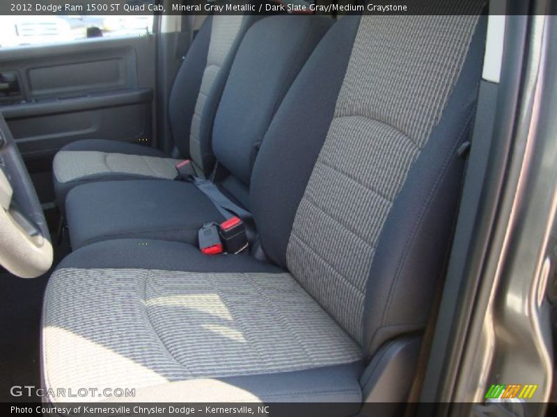 Mineral Gray Metallic / Dark Slate Gray/Medium Graystone 2012 Dodge Ram 1500 ST Quad Cab