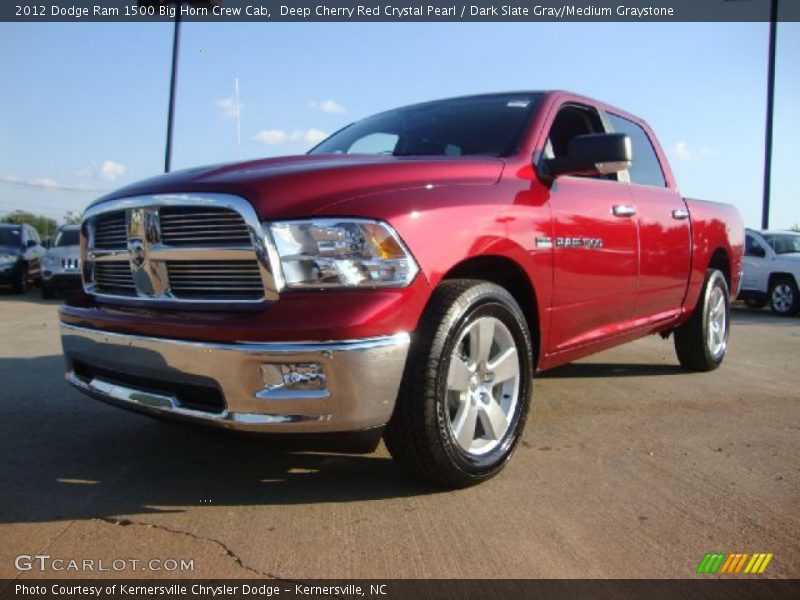 Deep Cherry Red Crystal Pearl / Dark Slate Gray/Medium Graystone 2012 Dodge Ram 1500 Big Horn Crew Cab