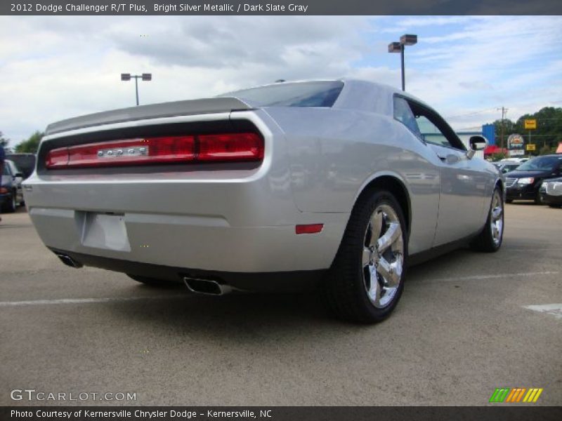Bright Silver Metallic / Dark Slate Gray 2012 Dodge Challenger R/T Plus