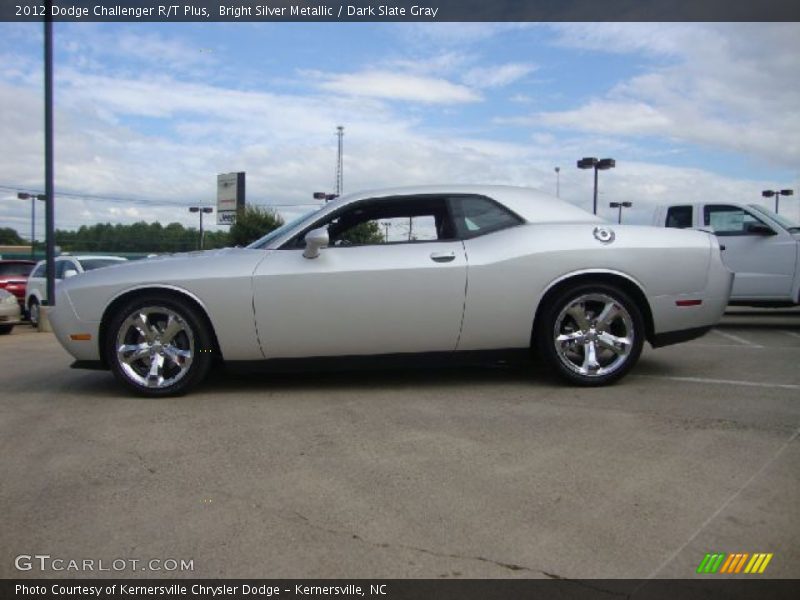 Bright Silver Metallic / Dark Slate Gray 2012 Dodge Challenger R/T Plus