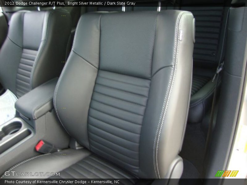 Bright Silver Metallic / Dark Slate Gray 2012 Dodge Challenger R/T Plus