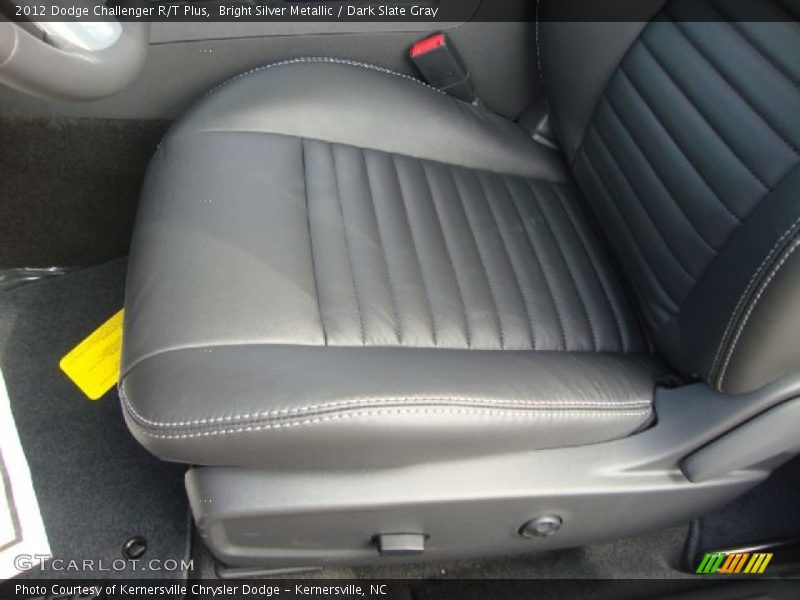 Bright Silver Metallic / Dark Slate Gray 2012 Dodge Challenger R/T Plus