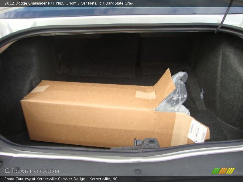 Bright Silver Metallic / Dark Slate Gray 2012 Dodge Challenger R/T Plus