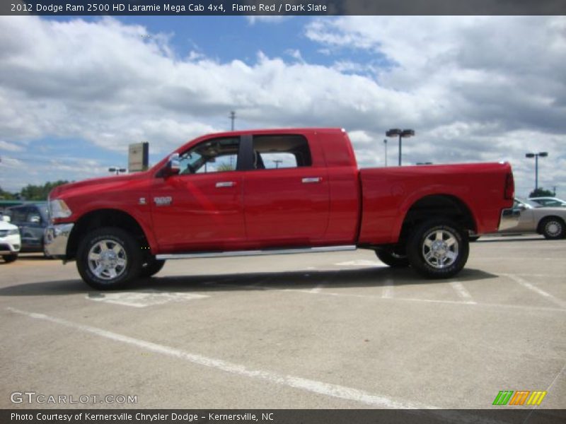 Flame Red / Dark Slate 2012 Dodge Ram 2500 HD Laramie Mega Cab 4x4