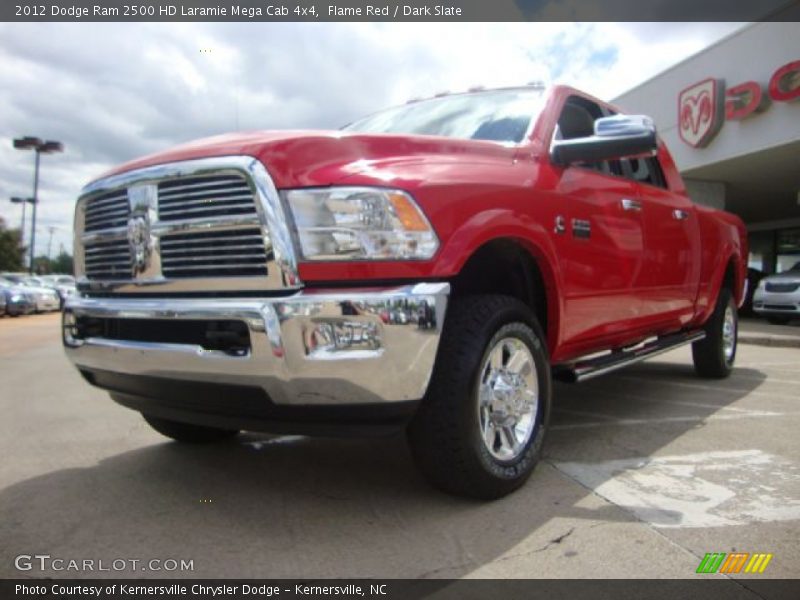 Flame Red / Dark Slate 2012 Dodge Ram 2500 HD Laramie Mega Cab 4x4
