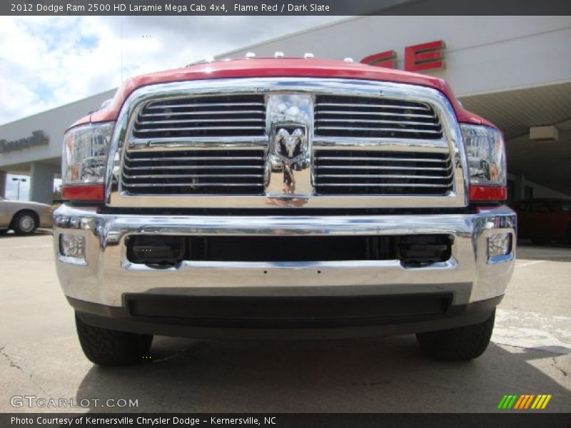 Flame Red / Dark Slate 2012 Dodge Ram 2500 HD Laramie Mega Cab 4x4