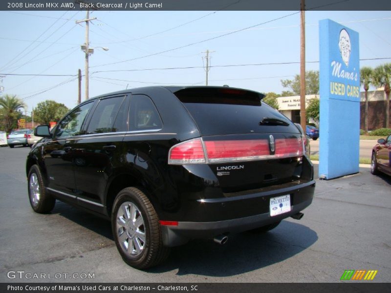 Black Clearcoat / Light Camel 2008 Lincoln MKX AWD