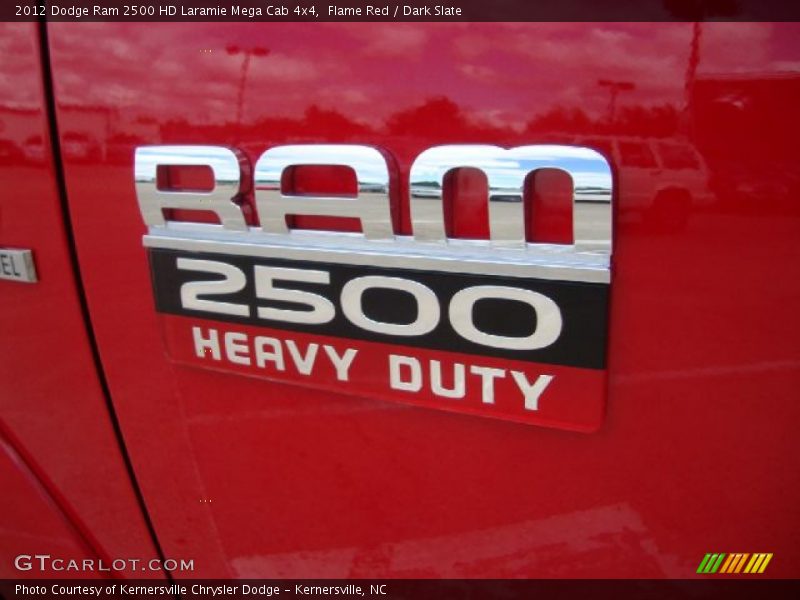 Flame Red / Dark Slate 2012 Dodge Ram 2500 HD Laramie Mega Cab 4x4