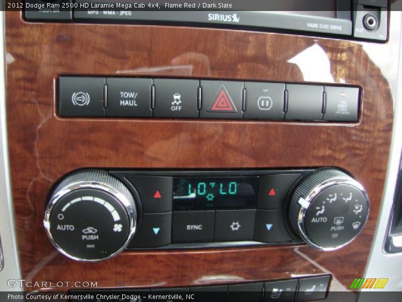 Controls of 2012 Ram 2500 HD Laramie Mega Cab 4x4