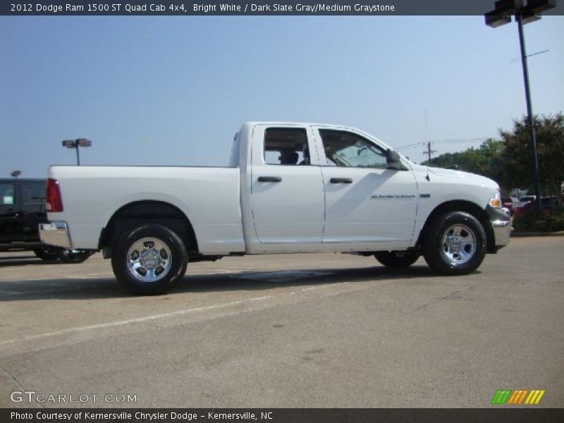 Bright White / Dark Slate Gray/Medium Graystone 2012 Dodge Ram 1500 ST Quad Cab 4x4