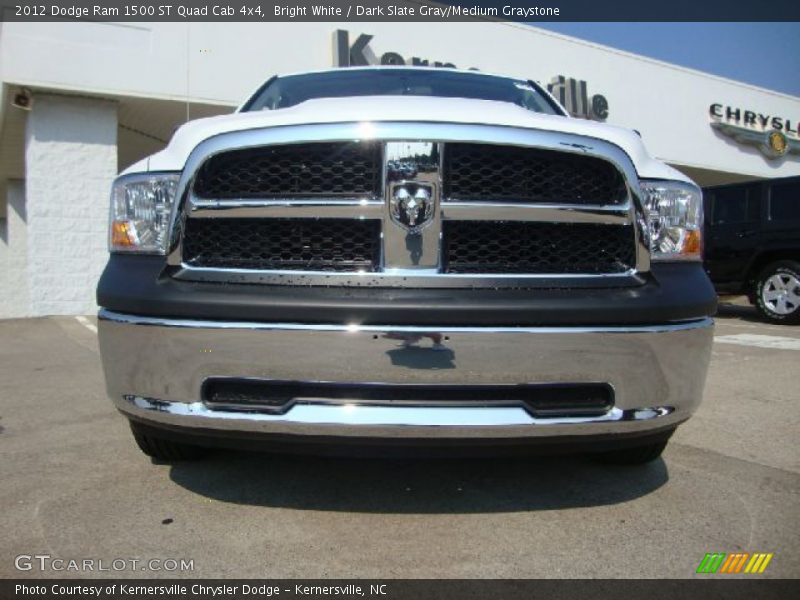 Bright White / Dark Slate Gray/Medium Graystone 2012 Dodge Ram 1500 ST Quad Cab 4x4
