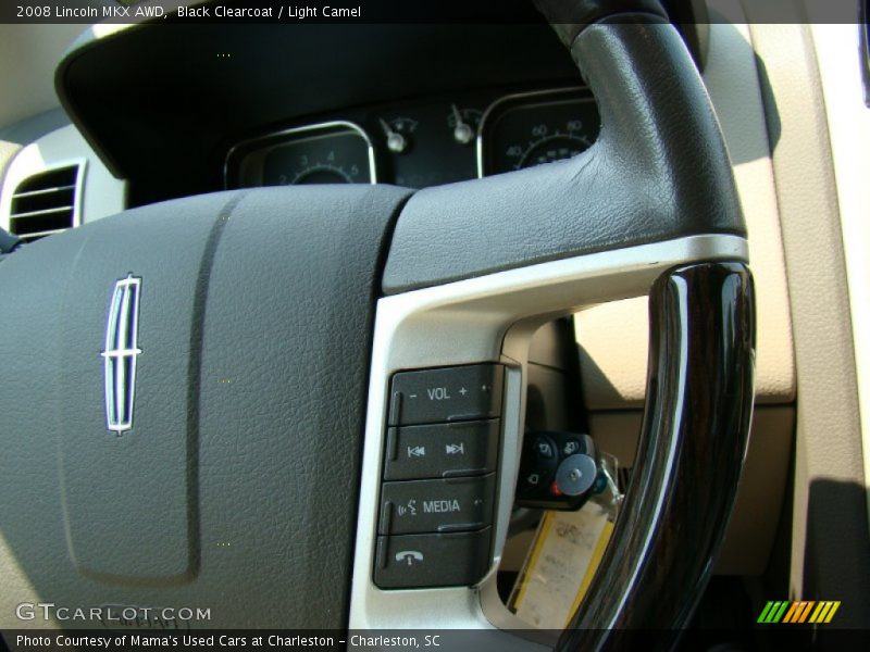 Black Clearcoat / Light Camel 2008 Lincoln MKX AWD