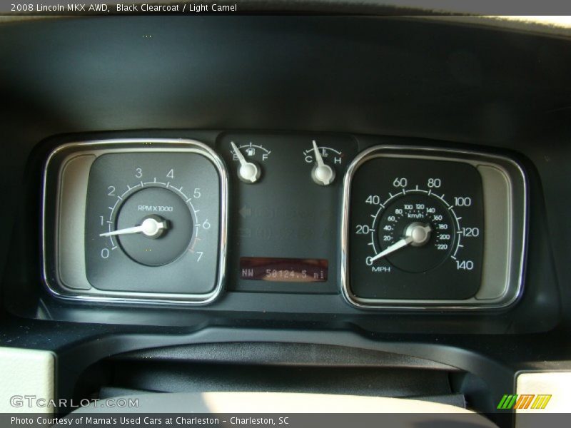 Black Clearcoat / Light Camel 2008 Lincoln MKX AWD