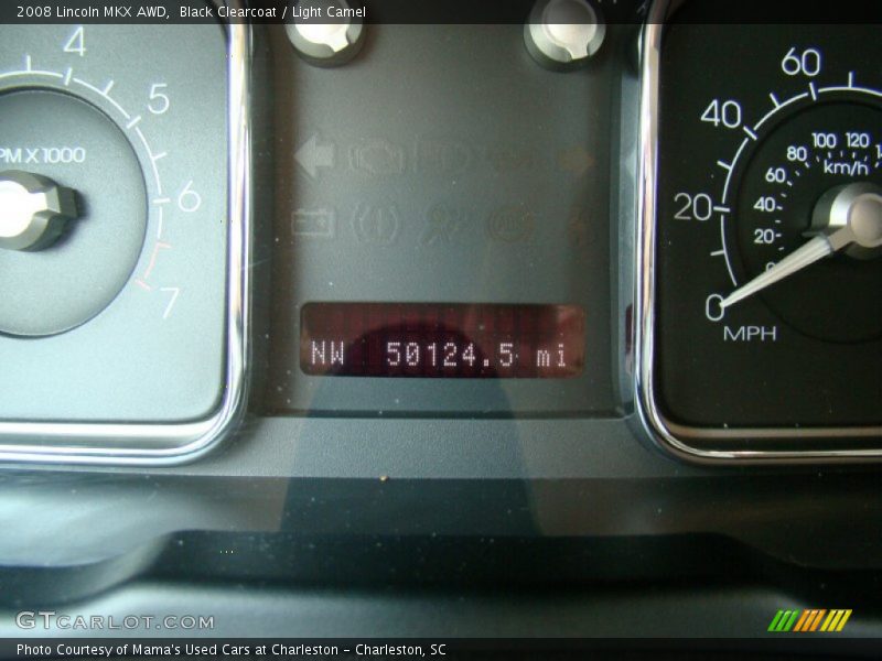 Black Clearcoat / Light Camel 2008 Lincoln MKX AWD