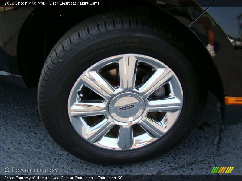 Black Clearcoat / Light Camel 2008 Lincoln MKX AWD
