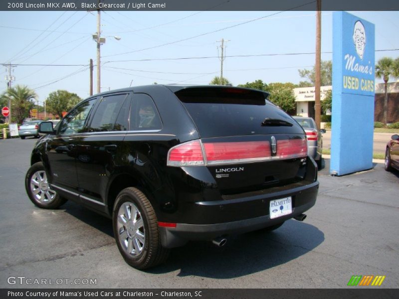 Black Clearcoat / Light Camel 2008 Lincoln MKX AWD