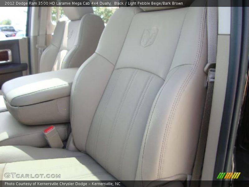  2012 Ram 3500 HD Laramie Mega Cab 4x4 Dually Light Pebble Beige/Bark Brown Interior