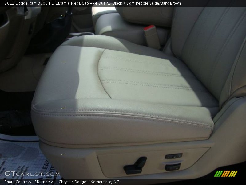 Black / Light Pebble Beige/Bark Brown 2012 Dodge Ram 3500 HD Laramie Mega Cab 4x4 Dually