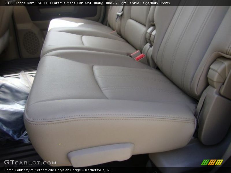 Black / Light Pebble Beige/Bark Brown 2012 Dodge Ram 3500 HD Laramie Mega Cab 4x4 Dually