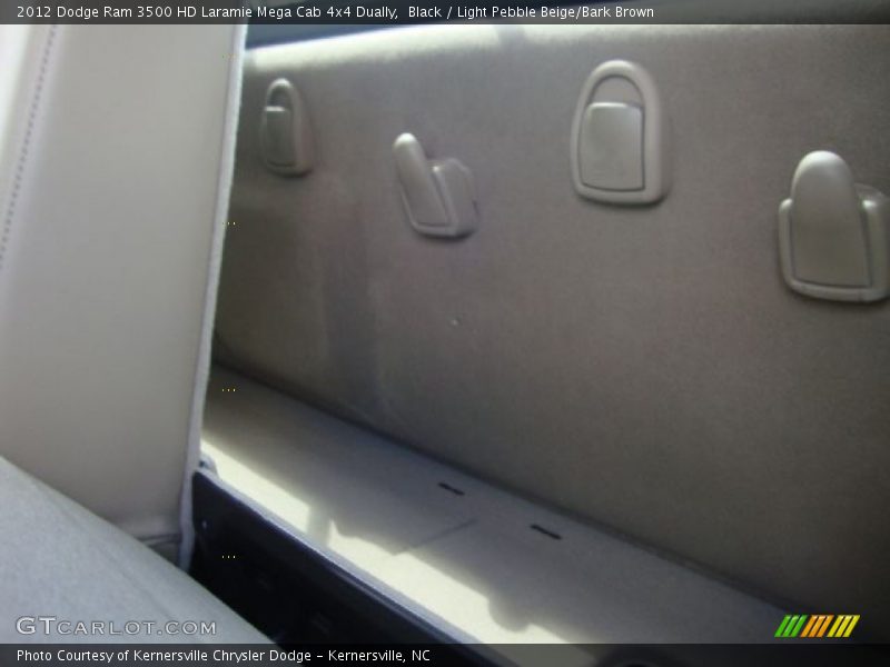 Black / Light Pebble Beige/Bark Brown 2012 Dodge Ram 3500 HD Laramie Mega Cab 4x4 Dually