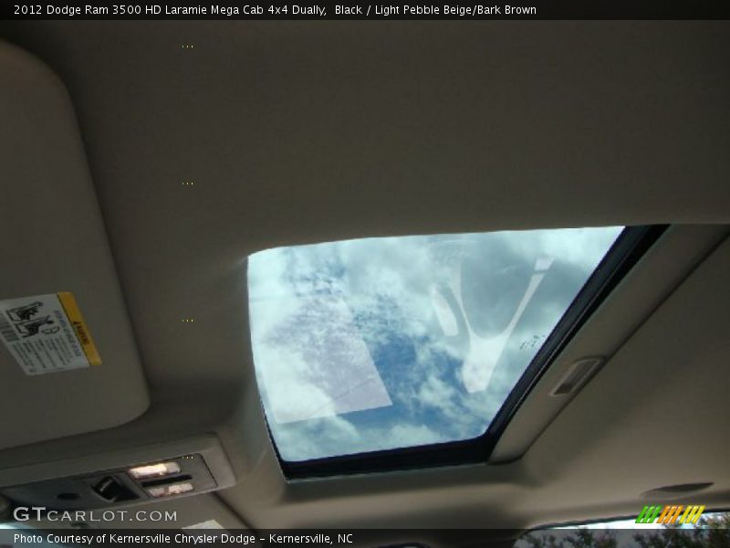 Black / Light Pebble Beige/Bark Brown 2012 Dodge Ram 3500 HD Laramie Mega Cab 4x4 Dually