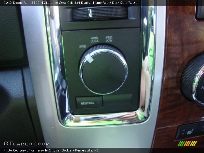 Flame Red / Dark Slate/Russet 2012 Dodge Ram 3500 HD Laramie Crew Cab 4x4 Dually
