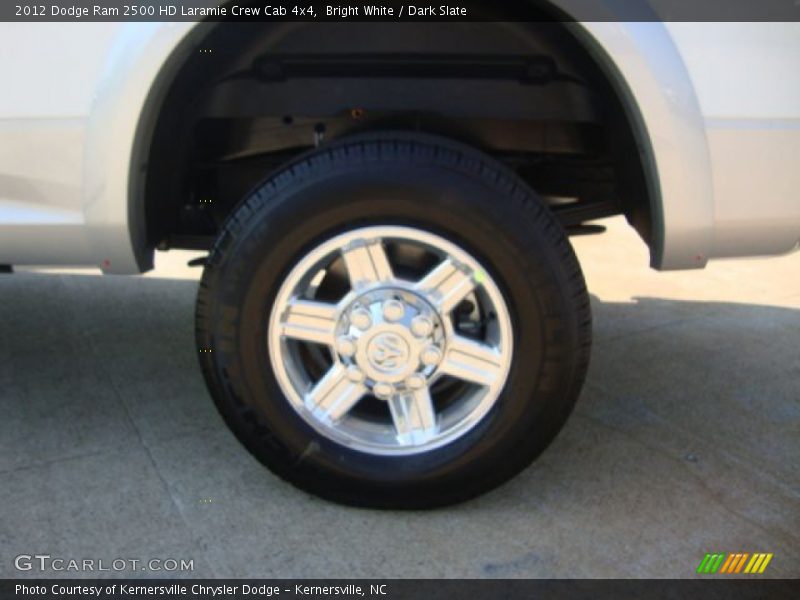 Bright White / Dark Slate 2012 Dodge Ram 2500 HD Laramie Crew Cab 4x4