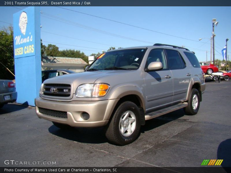Desert Sand Mica / Oak 2001 Toyota Sequoia SR5