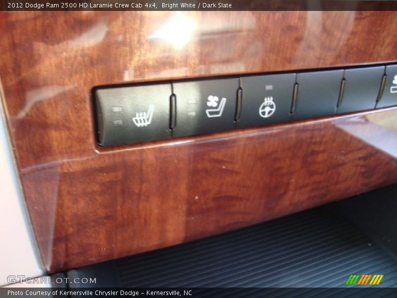 Bright White / Dark Slate 2012 Dodge Ram 2500 HD Laramie Crew Cab 4x4