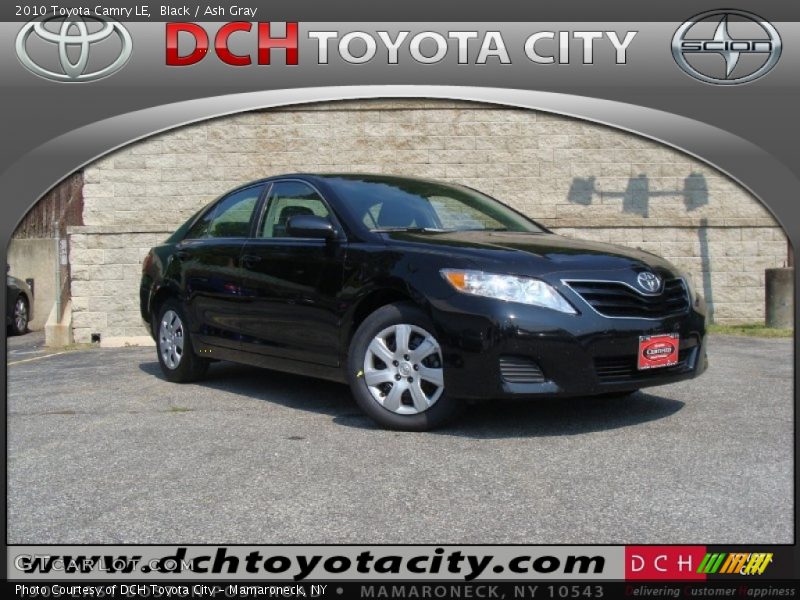 Black / Ash Gray 2010 Toyota Camry LE