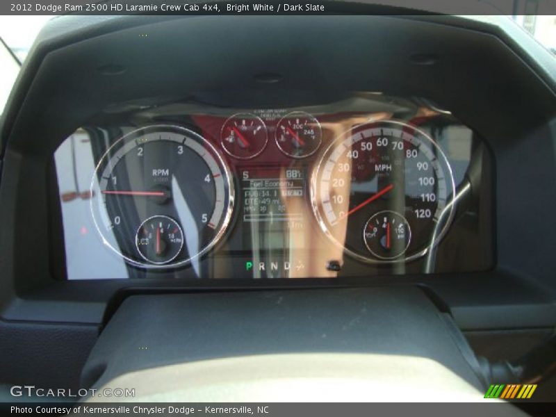 Bright White / Dark Slate 2012 Dodge Ram 2500 HD Laramie Crew Cab 4x4