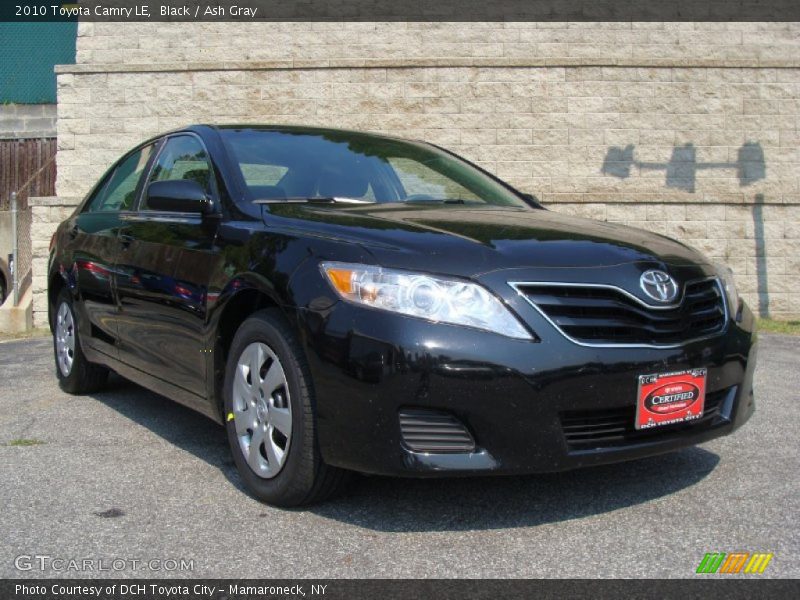 Black / Ash Gray 2010 Toyota Camry LE