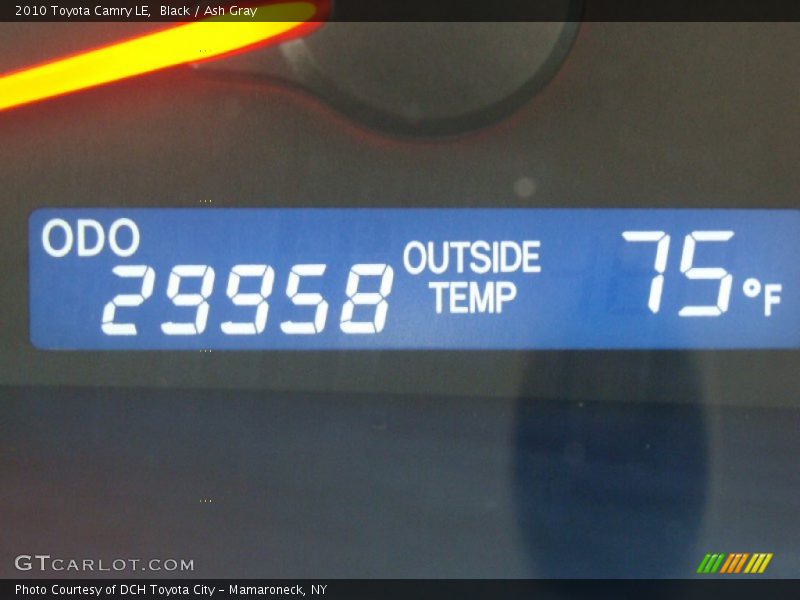 Black / Ash Gray 2010 Toyota Camry LE