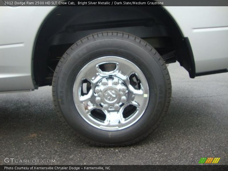Bright Silver Metallic / Dark Slate/Medium Graystone 2012 Dodge Ram 2500 HD SLT Crew Cab